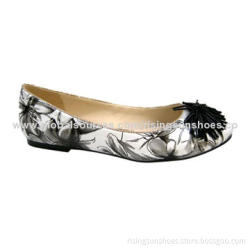 Women's flat casual shoes, watercolor fabric upper with nice ornament/nice style for spring/summerNew